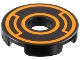 Part No: 15535pb16 Name: Tile, Round 2 x 2 with Hole with Orange Concentric Circles with Insets Pattern Part No: 15535pb16 Name: Tile, Round 2 x 2 with Hole with Orange Concentric Circles with Insets Pattern
