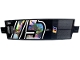 Part No: 18944pb024  Name: Technic, Panel Curved 3 x 13 with Partial Holographic Number 75 Middle Section and Yellow, Red and Blue NASCAR Logo Pattern (Sticker) - Set 42153