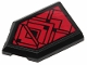 Part No: 22385pb174  Name: Tile, Modified 2 x 3 Pentagonal with Red SW Sith Ornament Pattern (Sticker) - Set 75251