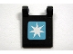 Part No: 2335pb073  Name: Flag 2 x 2 Square with Maersk Logo Pattern (Sticker) - Set 10219