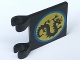 Part No: 2335px1  Name: Flag 2 x 2 Square with Black Dragon Pattern