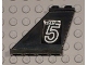 Part No: 2340pb036L  Name: Tail 4 x 1 x 3 with White 'TEAM 5' Pattern on Left Side (Sticker) - Set 5581