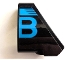 Part No: 2395pb03 Name: Technic, Panel Curved # 9 3 x 3 Tapered Left with Dark Azure Stripe and Bugatti Logo Right Half / Capital Letter B Pattern (Sticker) - Set 42162 Part No: 2395pb03 Name: Technic, Panel Curved # 9 3 x 3 Tapered Left with Dark Azure Stripe and Bugatti Logo Right Half / Capital Letter B Pattern (Sticker) - Set 42162