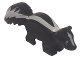 Part No: 24066pb01  Name: Skunk with White Markings Pattern