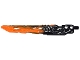 Part No: 24165pb05  Name: Bionicle Weapon Protector Sword with Marbled Orange Blade Pattern
