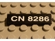 Part No: 2431pb0031  Name: Tile 1 x 4 with 'CN 8286' Pattern (Sticker) - Set 8286