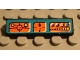 Part No: 2431pb0032 Name: Tile 1 x 4 with Orange Control Panels on Dark Turquoise Background Pattern (Sticker) - Set 8233 Part No: 2431pb0032 Name: Tile 1 x 4 with Orange Control Panels on Dark Turquoise Background Pattern (Sticker) - Set 8233