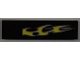 Part No: 2431pb0198R Name: Tile 1 x 4 with Silver Stripe and Yellow Flame on Black Background Pattern Model Right Side (Sticker) - Set 8186 Part No: 2431pb0198R Name: Tile 1 x 4 with Silver Stripe and Yellow Flame on Black Background Pattern Model Right Side (Sticker) - Set 8186