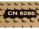 Part No: 2431pb031  Name: Tile 1 x 4 with 'CN 8286' Pattern (Sticker) - Set 8286