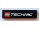 Part No: 2431pb0320 Name: Tile 1 x 4 with LEGO TECHNIC Logo Pattern (Sticker) - Set 8110 Part No: 2431pb0320 Name: Tile 1 x 4 with LEGO TECHNIC Logo Pattern (Sticker) - Set 8110