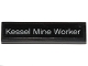 Part No: 2431pb0519  Name: Tile 1 x 4 with 'Kessel Mine Worker' Pattern (Sticker) - Set 40299