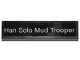 Part No: 2431pb0520  Name: Tile 1 x 4 with 'Han Solo Mud Trooper' Pattern (Sticker) - Set 40300