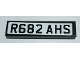 Part No: 2431pb0567 Name: Tile 1 x 4 with 'R682 AHS' on White Background Pattern (Sticker) - Set 10242 Part No: 2431pb0567 Name: Tile 1 x 4 with 'R682 AHS' on White Background Pattern (Sticker) - Set 10242