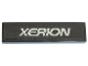 Part No: 2431pb0591 Name: Tile 1 x 4 with Silver 'XERION' on Black Background Pattern (Sticker) - Set 42054 Part No: 2431pb0591 Name: Tile 1 x 4 with Silver 'XERION' on Black Background Pattern (Sticker) - Set 42054