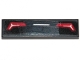 Part No: 2431pb0619 Name: Tile 1 x 4 with Red Taillights and Silver Stripe Pattern (Sticker) - Set 30342 Part No: 2431pb0619 Name: Tile 1 x 4 with Red Taillights and Silver Stripe Pattern (Sticker) - Set 30342