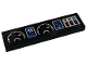 Part No: 2431pb0751 Name: Tile 1 x 4 with Speedometer, Buttons and Displays Pattern (Sticker) - Set 42128 Part No: 2431pb0751 Name: Tile 1 x 4 with Speedometer, Buttons and Displays Pattern (Sticker) - Set 42128
