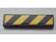 Part No: 2431pb248  Name: Tile 1 x 4 with Black and Yellow Danger Stripes Pattern (Sticker) - Set 8639