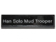 Part No: 2431pb520  Name: Tile 1 x 4 with 'Han Solo Mud Trooper' Pattern (Sticker) - Set 40300