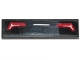 Part No: 2431pb619  Name: Tile 1 x 4 with Red Taillights and Silver Stripe Pattern (Sticker) - Set 30342