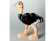 Part No: 24689pb01c01  Name: Ostrich with Light Nougat Legs and Head, White Tail and Wingtips Pattern