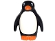 Part No: 26076pb01  Name: Penguin with Flippers and Stud on Back with Orange Beak and Feet and White Stomach Pattern