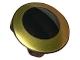 Part No: 2654pb014  Name: Plate, Round 2 x 2 with Rounded Bottom with Gold Circle Pattern