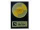 Part No: 26603pb029  Name: Tile 2 x 3 with Gold Record 'EVERYTHING IS AWESOME' Pattern