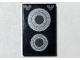 Part No: 26603pb185  Name: Tile 2 x 3 with Silver Concentric Circles Stove Plate Pattern