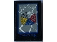Part No: 26603pb310  Name: Tile 2 x 3 with Motivational Poster with 'TEAMWORK', Black, White, Red, Blue and Yellow Hearts Pattern (Sticker) - Set 21336