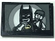 Part No: 26603pb370  Name: Tile 2 x 3 with Batman and Singer Minifigures Holding Microphones Pattern (Sticker) - Set 70922