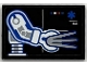 Part No: 26603pb568  Name: Tile 2 x 3 with X-ray of Wolverine's Arm and Claw Pattern (Sticker) - Set 76294
