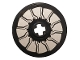 Part No: 2723pb073  Name: Technic, Disk 3 x 3 with Silver Rotor Blades Pattern (Sticker) - Set 76144