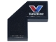 Part No: 27263pb006L  Name: Tile, Modified Facet 2 x 2 with White 'Valvoline' Logo Pattern Model Left Side (Sticker) - Set 76925