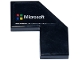 Part No: 27263pb014R  Name: Tile, Modified Facet 2 x 2 with White 'Microsoft' and 4 Squares Logo Pattern Model Right Side (Sticker) - Set 77248