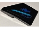 Lego part: Wedge 2 x 1 x 2/3 Right with Medium Azure Stripe and Blue Chevrolet Logos Pattern (Sticker) - Set 75891