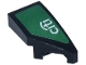 Part No: 29119pb042  Name: Wedge 2 x 1 x 2/3 Right with White 'citi' Logo on Green Background Pattern (Sticker) - Set 77245