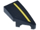 Part No: 29119pb051  Name: Wedge 2 x 1 x 2/3 Right with Yellow Stripe Pattern (Sticker) - Set 76925