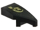 Part No: 29119pb053 Name: Wedge 2 x 1 x 2/3 Right with Gold 'GT' Gran Turismo Logo Pattern (Sticker) - Set 76923 Part No: 29119pb053 Name: Wedge 2 x 1 x 2/3 Right with Gold 'GT' Gran Turismo Logo Pattern (Sticker) - Set 76923