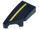 Part No: 29120pb051  Name: Wedge 2 x 1 x 2/3 Left with Yellow Stripe Pattern (sticker) - Set 76925
