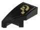 Part No: 29120pb053 Name: Wedge 2 x 1 x 2/3 Left with Gold 'GT' Gran Turismo Logo Pattern (Sticker) - Set 76923 Part No: 29120pb053 Name: Wedge 2 x 1 x 2/3 Left with Gold 'GT' Gran Turismo Logo Pattern (Sticker) - Set 76923