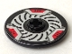 Part No: 2958pb001  Name: Technic, Disk 3 x 3 with Disk Brake Red Caliper Pattern (Sticker) - Set 8520