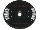 Part No: 2958pb049  Name: Technic, Disk 3 x 3 with 'DANGER FIELD GENERATOR' Pattern (Sticker) - Set 5974