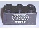 Part No: 3002oldpb09  Name: Brick 2 x 3 with 5 White Dots and Speaker Grille (Radio) Pattern (Sticker) - Set 294