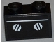 Part No: 3004pb111  Name: Brick 1 x 2 with White Line and Oven Knobs Pattern (Sticker) - Set 3833