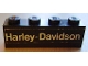 Part No: 3010pb004  Name: Brick 1 x 4 with 'Harley-Davidson' Pattern (Sticker) - Set 394