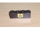 Part No: 3010pb017  Name: Brick 1 x 4 with Black Dollar Sign on Yellow Badge Pattern