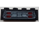 Part No: 3010pb274  Name: Brick 1 x 4 with Grille and Red Headlights Pattern (Sticker) - Set 76086