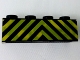 Part No: 3010pb293  Name: Brick 1 x 4 with Black and Yellow Danger Stripes Pattern (Sticker) - Sets 7720 / 7760