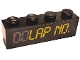 Part No: 3010pb338  Name: Brick 1 x 4 with Yellow 'LAP NO.' on Lap Counter Pattern (Sticker) - Set 75888