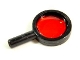 Part No: 30152c02  Name: Minifigure, Utensil Magnifying Glass with Trans-Red Lens (Alpha Team)